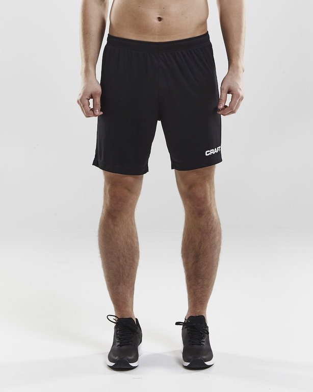 Craft Sporthose (Short) Squad Solid - ohne Innenshort, elastisches Material - schwarz Herren